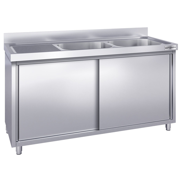 Szafka pod zlewozmywak PREMIUM - 2000x700 mm - z 2 zlewami po prawej stronie	