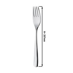 (12 stuks) Dinervork Aleria - rvs 18/10 - 207mm