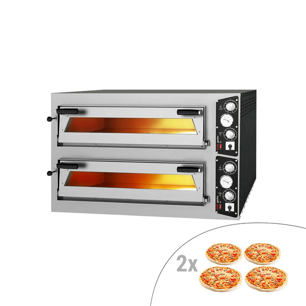 Elektrikli Pizza Fırını 4+4x35cm-Manuel