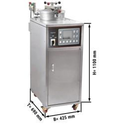 Drukfriteuse - 33 liter - 4 kW - digitale bediening - met oliefiltersysteem