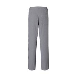 (1 piece) KARLOWSKY | Men's Chef Trousers – Black - Size XS - Elasticated Side Waistband - Belt Loops - Cotton