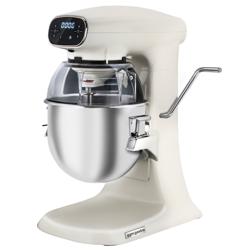 Planetmixer – 12 liter – 880 W – med display, belysning & 3 visptillbehör – Ljus elfenben