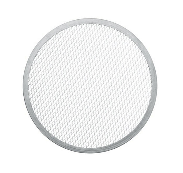 Biombo de alumínio para pizza - perfurado - Ø 30 cm