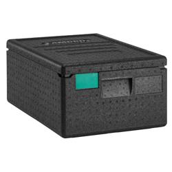 CAMBRO | Cam GoBox® Toploader – GN 1/1 – Black lid – 600×400×257 mm – 4h temperature hold