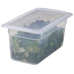 (6 pezzi) CAMBRO | Contenitore GN 1/4 in polipropilene - semi-trasparente - Altezza: 100 mm