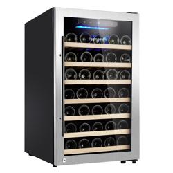 Clearance Single Zone Wine Cooler Fridge – 52 bottles - 5–18 °C - 7 shelves
