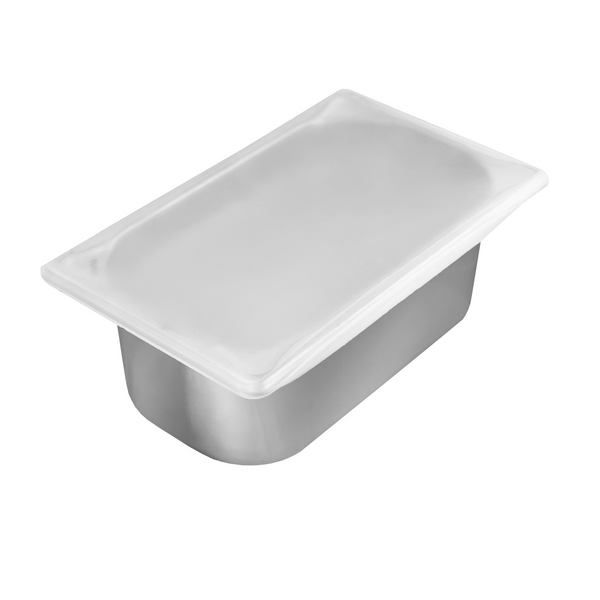 Szilikon fedél 1/4 GN tartályhoz és jégtálcához (265 x 162mm)