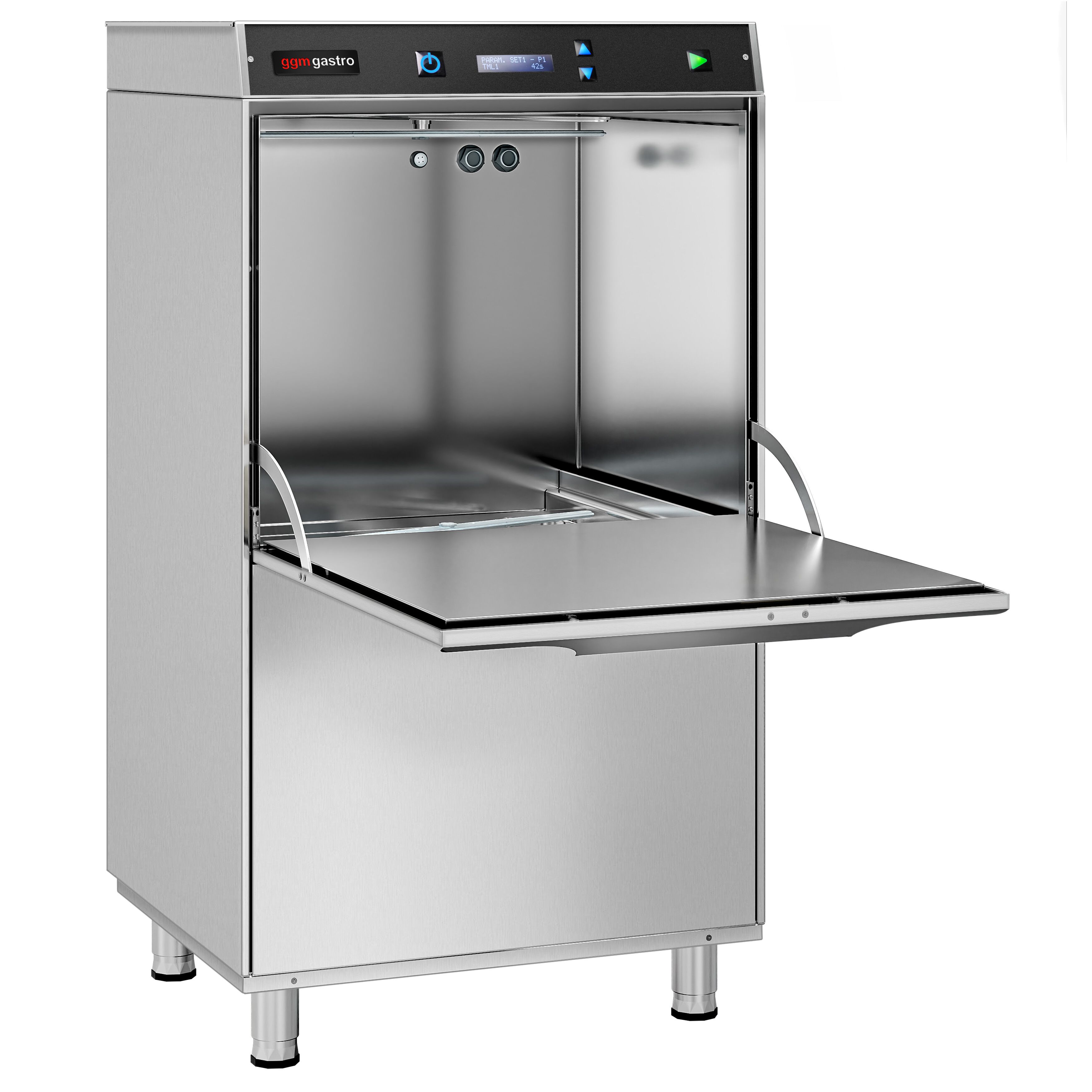 Lave-Vaisselle à Double Paroi - Numérique - 6,75 kW - avec Pompe de Détergent, de Rinçage & de Vidange
