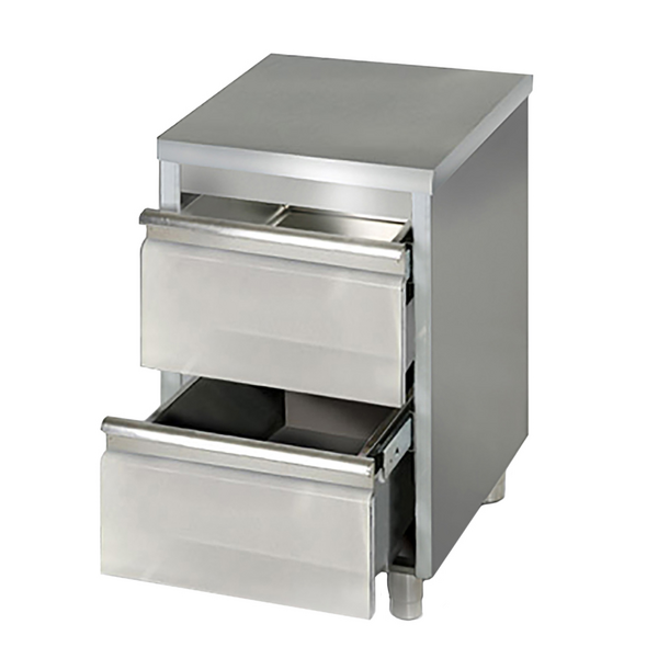Çekmeceli Çalışma Tezgahı PREMIUM - 2 Çekmeceli- 500x600 mm