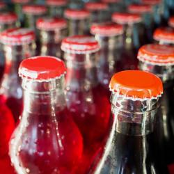 Pultový chladič lahví - 417 L - Černý