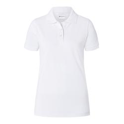 (6 Stück) KARLOWSKY | Damen Workwear Poloshirt Basic - Weiß - Größe: L