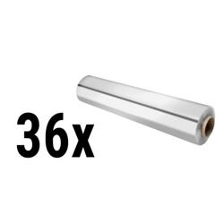 (36 stuks) Aluminiumfolie op rol - 300mmx50m - 14µm - per rol 50m
