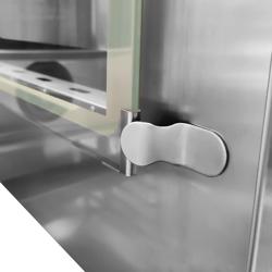 Four mixte électrique - Écran tactile - écran tactile 7" - 40x GN 1/1 - avec système de lavage automatique, sonde à cœur & chaudière