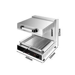 Elektrisk Pitaugn/ Salamander SPECIAL - 3 kW - 220 Volt - Höjdjusterbara radiatorer