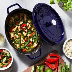 STAUB | LA COCOTTE - Cocotte - ovale - 290mm - Fonte - Bleu foncé	
