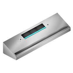 Hotte aspirante plasma - 2000 mm - efficacité de purification de l’air 95 % - avec filtre et lampe