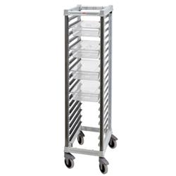 CAMBRO | CAMSHELVING® – Chariot à plateaux pour 18 × GN 1/1