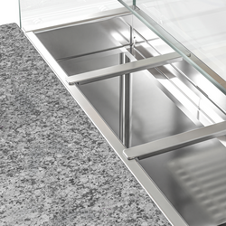 Saladette ECO - 900mm - 2 deuren - met glazen opzet voor 5x GN 1/6