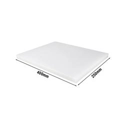 Deska do krojenia – 250 x 400 mm – zgodna z HACCP – biała
