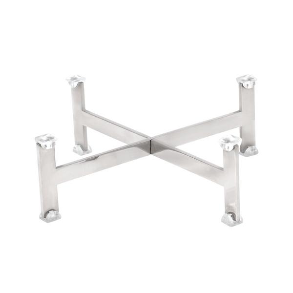 Bufetový stojan - nerezová ocel - 210x210 mm - Výška: 70 mm