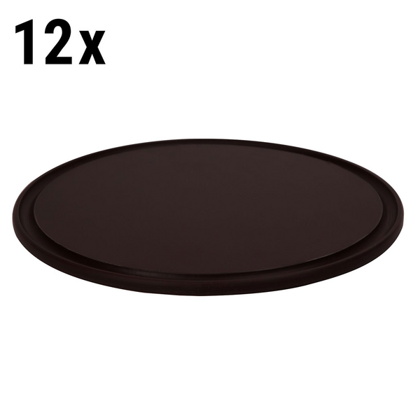 (12 piezas) Platos de polietileno para pizza - Ø 400mm