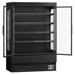 Naścienna szafa chłodnicza z izolowanymi drzwiami na zawiasach - 1320 mm - 595 litrów - z oświetleniem LED i 4 półkami