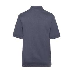 KARLOWSKY | Dżinsowa Bluza kucharska z krótkim rękawem - w stylu   Vintage Czarny - Rozmiar: 68	