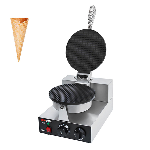 Ferro de waffle - para cones de sorvete