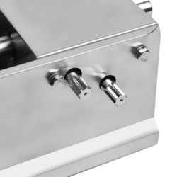 Embutidora manual - 3 litros - acero inoxidable - incl. 4 accesorios