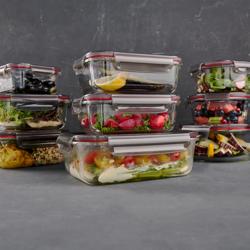 ZWILLING | GUSTO - Suorakulmainen lasipurkki - Läpinäkyvä - 1,4 L