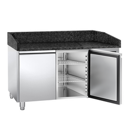 Rashladni pult za pripremu pizze PREMIUM - 1500x800 mm - sa 2 vrata 