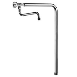 Mitigeur monotrou - avec bec pivotant, débit12L/min & anti-goutte - col220mm & perçage31mm