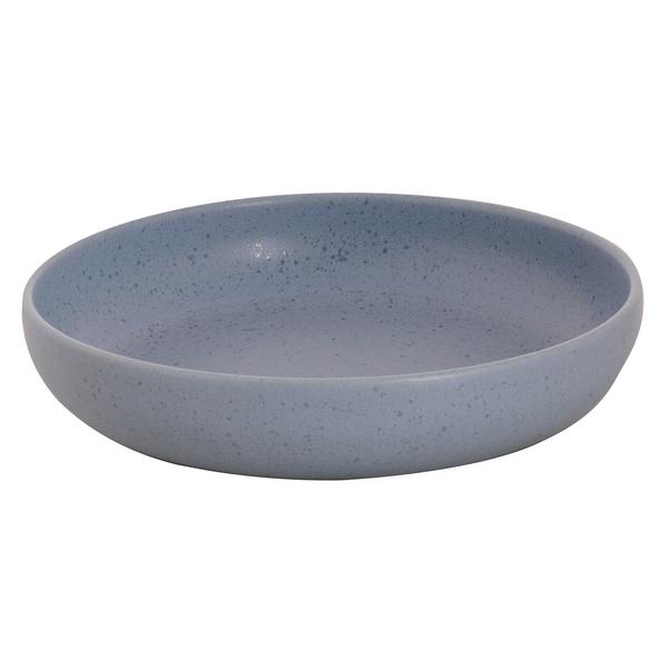 (6 pcs) SANDY LOAM | Deep Plate - deep - Stoneware - Ø220mm - Blue