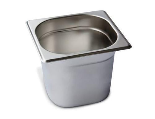 Stainless Steel Gastronorm Pan GN 1/6 - Depth: 199mm