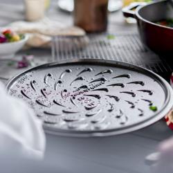 STAUB | BRAISERS - Sauteerpan met Chistera Drop Structure - 240mm - Gietijzer - Grenadine rood