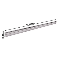 Barra para comandas de Inox - 90 cm