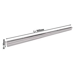 Tab Grabber / Bill Holder Rail - Wall-Mounted - Stainless Steel - 90 cm