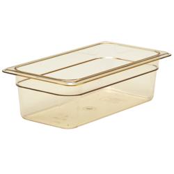 (6 pezzi) CAMBRO | H-PAN™ - Contenitori GN 1/3 resistenti al calore - Ambra - Altezza: 100 mm