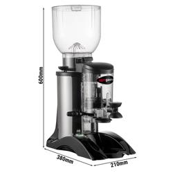Kaffeemühle - 2kg - 77dB - Mit Dosierer - Edelstahl Korpus