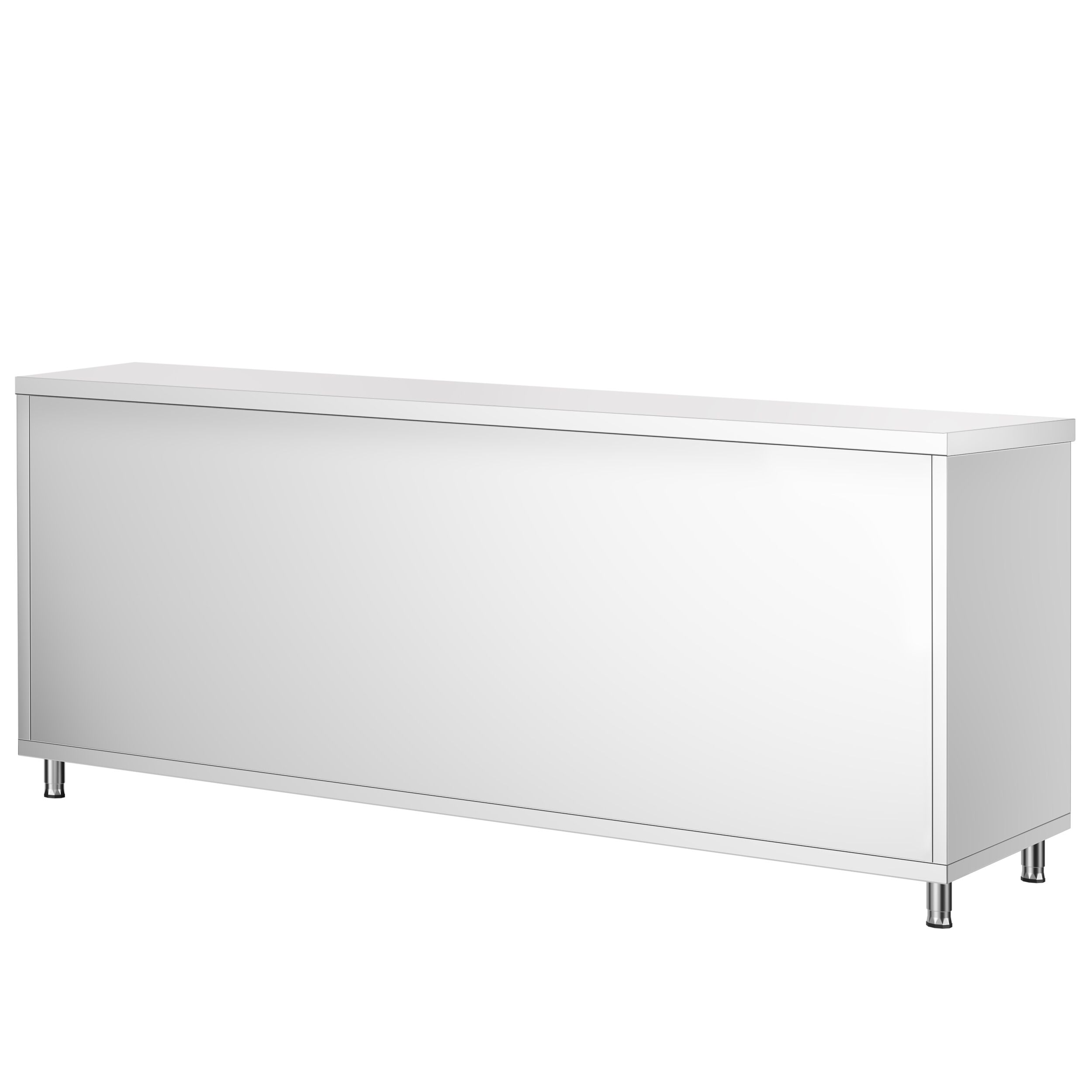 Stainless Steel Floor Cupboard PREMIUM - 2000x600mm - with Sliding Doors