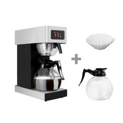 Filterkoffiezetapparaat - 1,8 liter - 2 kW - incl. 2 glazen kannen