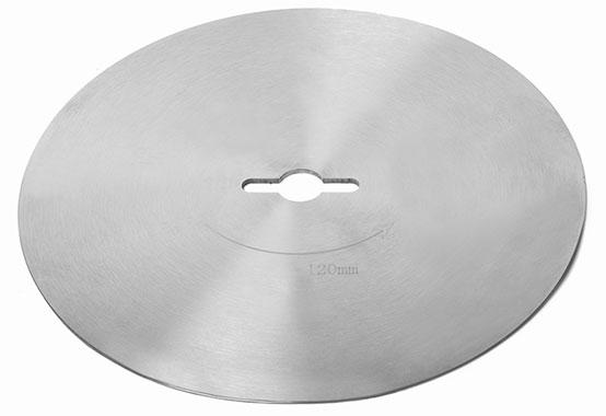 Snijmes - Rond - RVS - glad - Ø120mm - voor döner