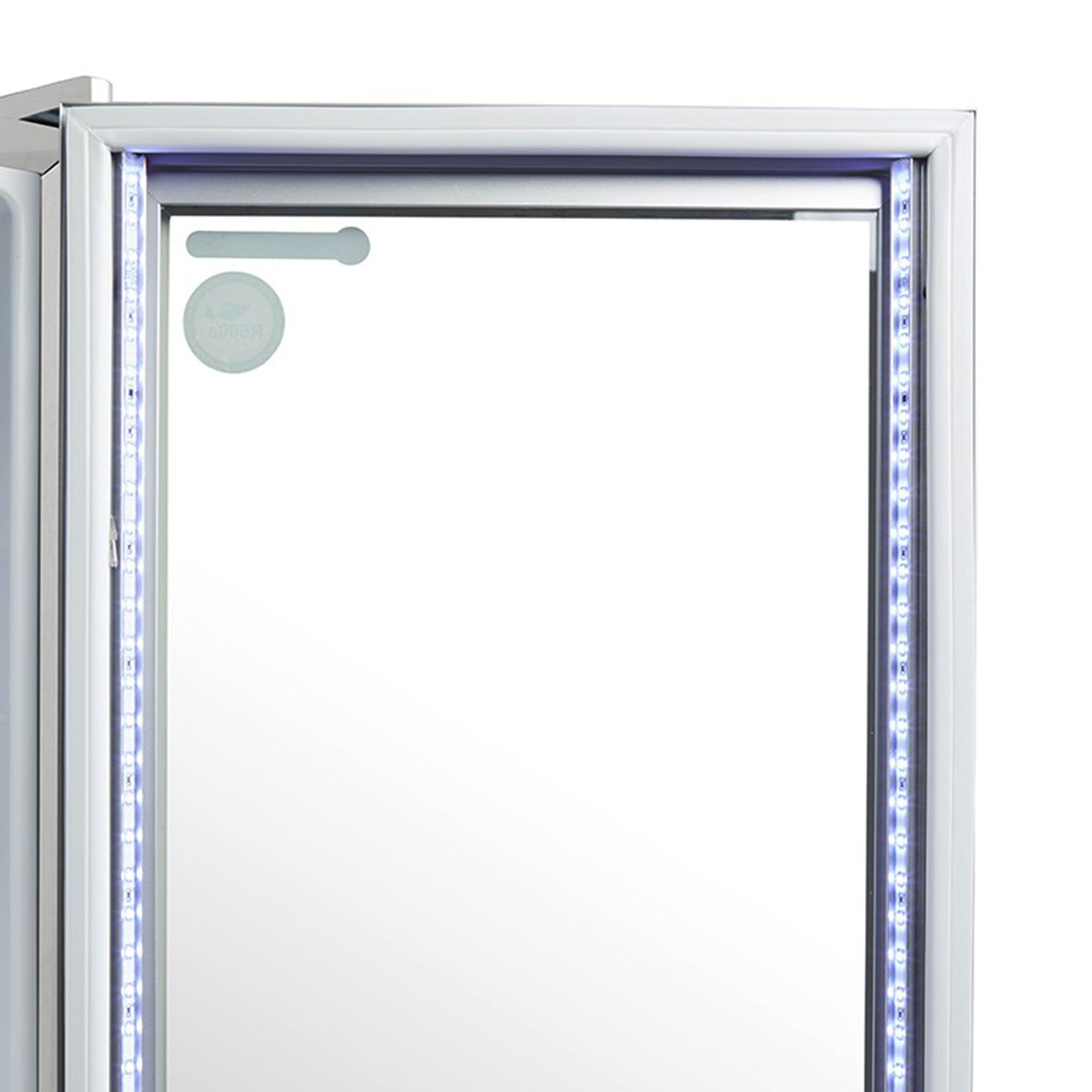 GASTRO-COOL | Minibar réfrigéré - 430 mm - 62 litres - avec 1 porte vitrée - Argent