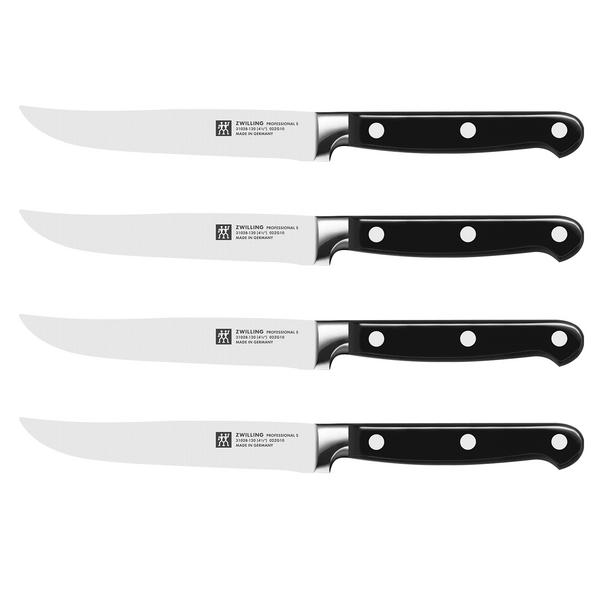 (4‑Piece) ZWILLING | Steak Knife Set – Black Handles - Made in Germany