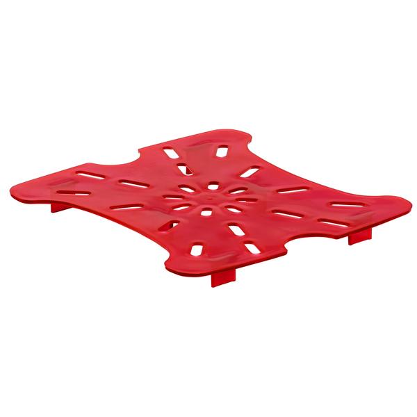 (6 stuks) CAMBRO | Afdruiprek FreshPro - voor 5,7 liter & 7,6 liter - Rood