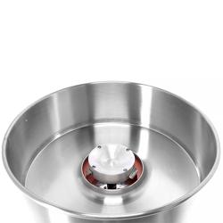 Machine à barbe à papa - Ø 520 mm - 950 watts - inox - incl. protection hygiénique