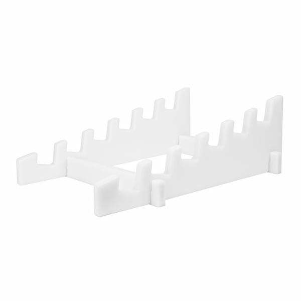 Snijplankrek - 520x330x180mm - Polyethyleen - Wit - Voor 6 planken tot 40mm