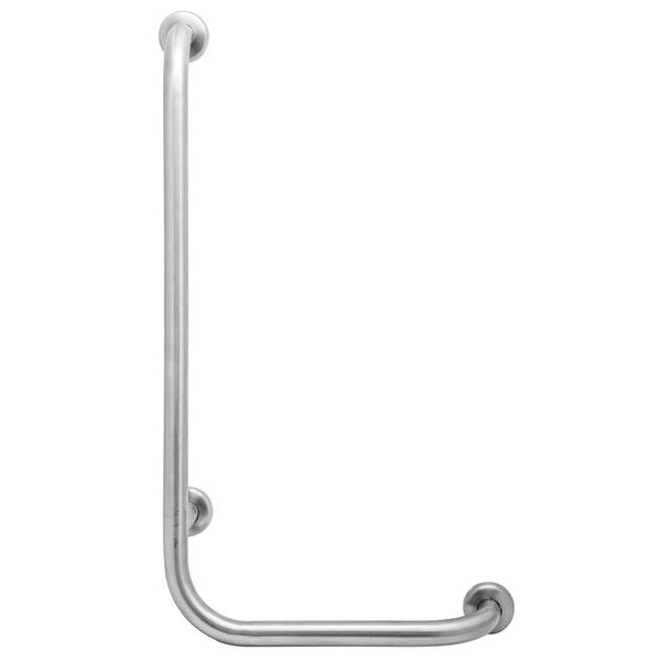 Angled handle - Stainless steel - Length: 420mm