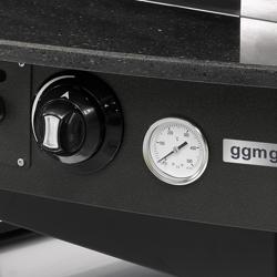 Horno de gas para pizza - negro