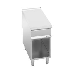 Neutraal element - 400x900x(H)920mm - open onderbouw | RVS AISI 304 - voor baklijn - passend voor Paolo 900